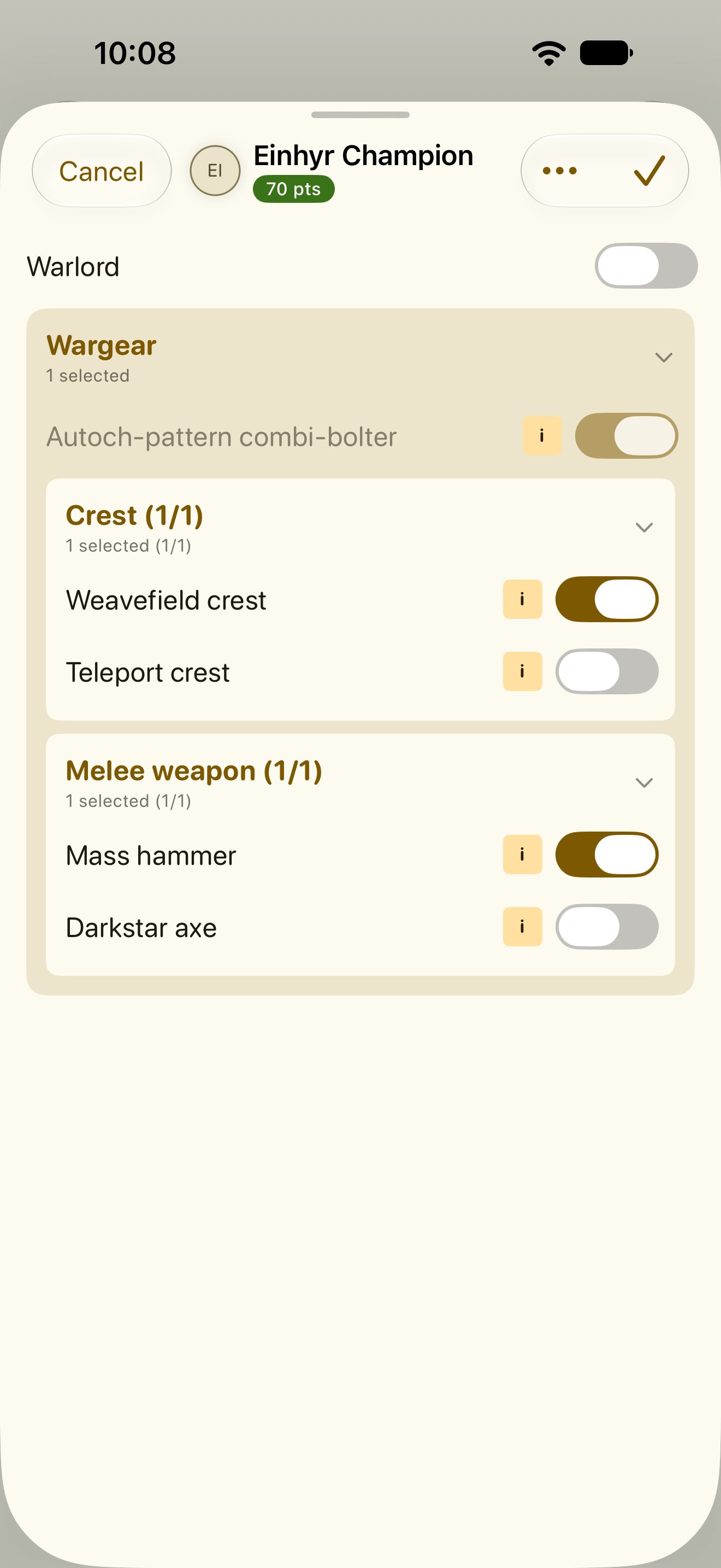 Loadouts